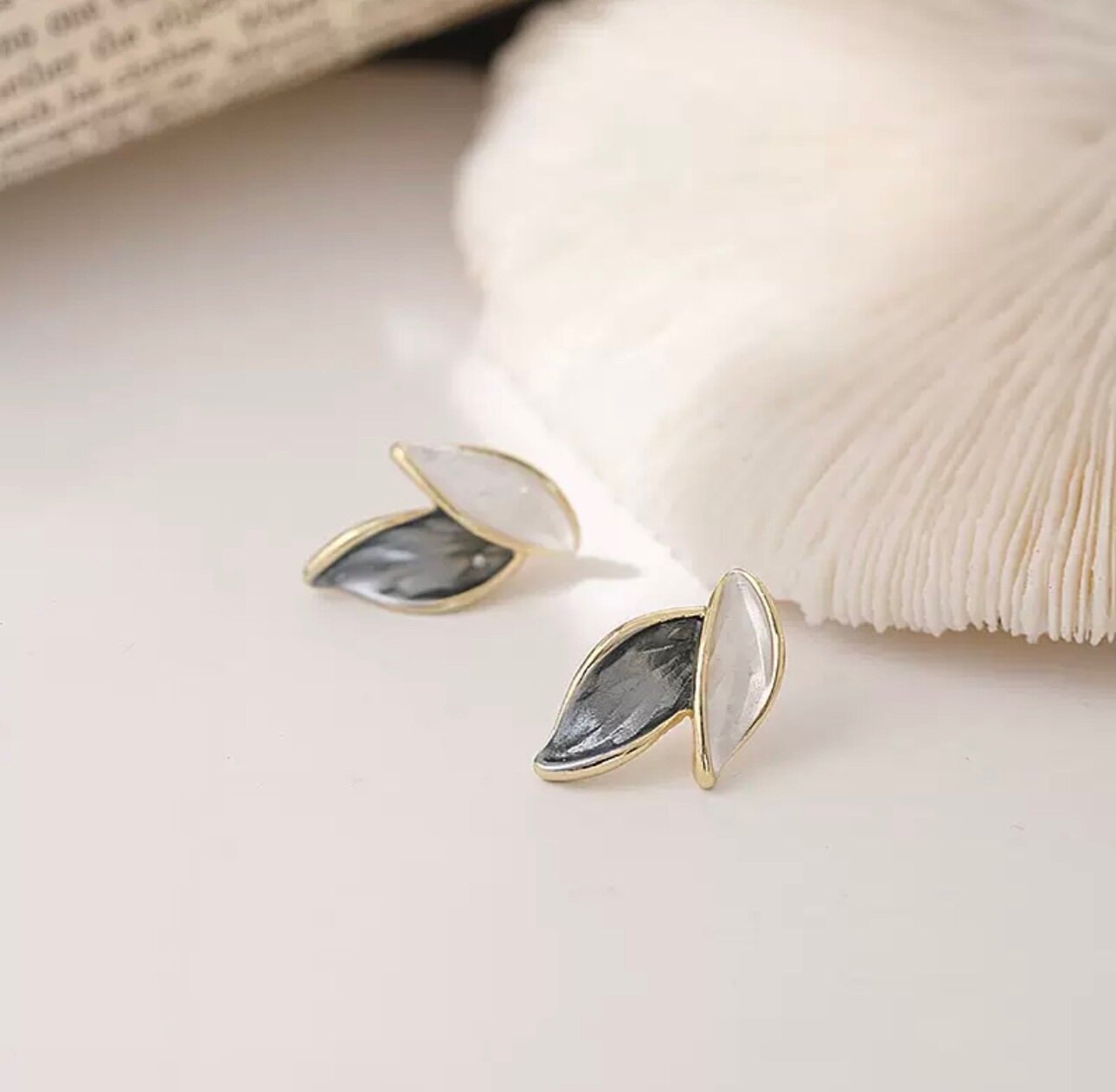 Серьги с подвесками, размер 14 мм, white — фото 1