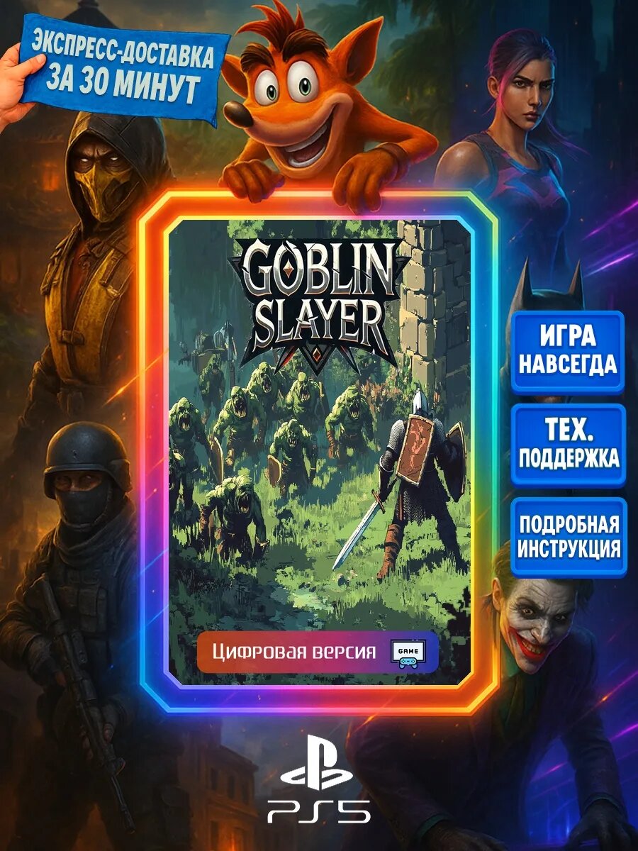 Goblin Slayer PS5 | Моментальная доставка | английский язык | аркада