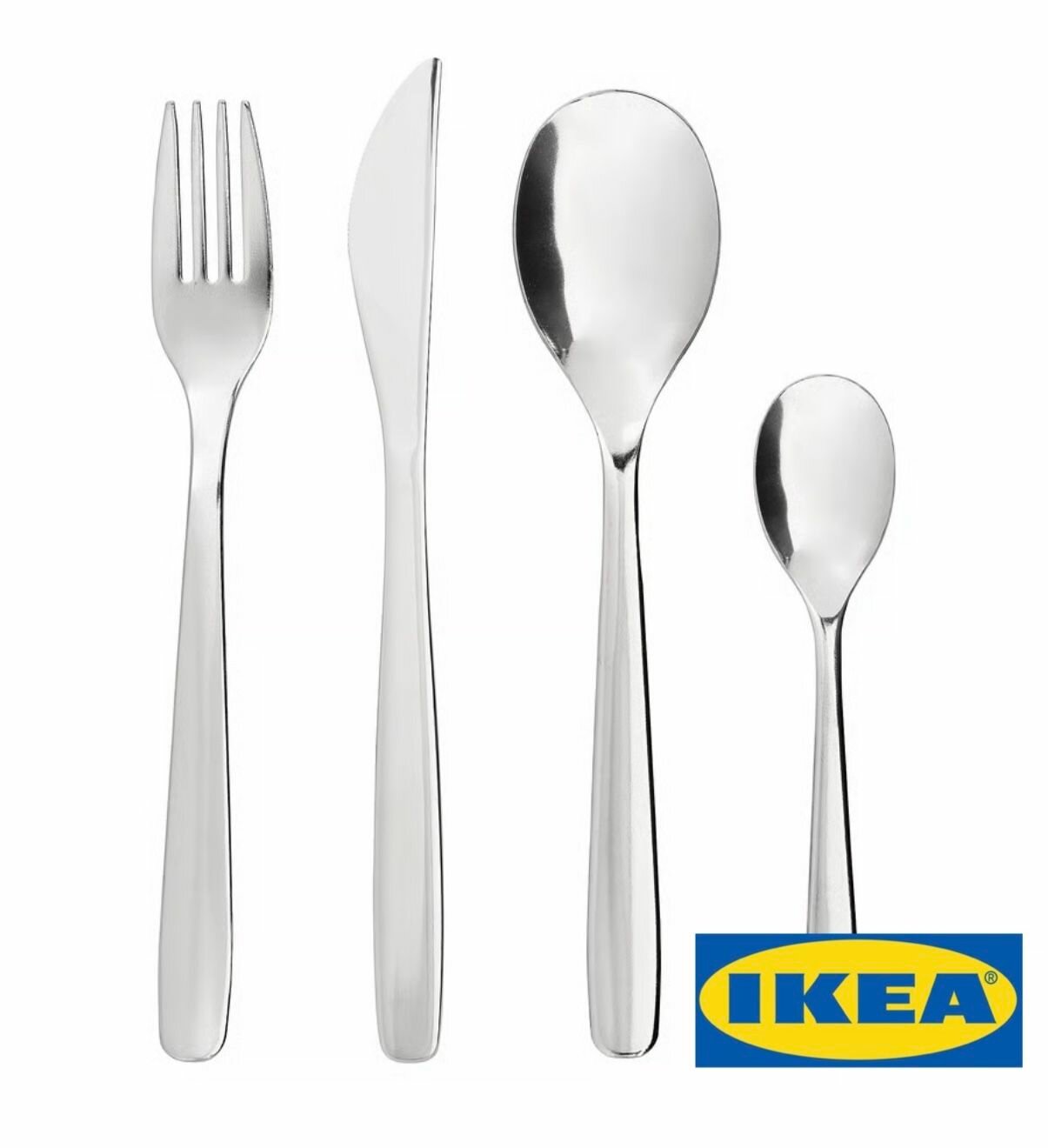 Набор столовых приборов IKEA Mopsig, 4 персоны, 16 предметов