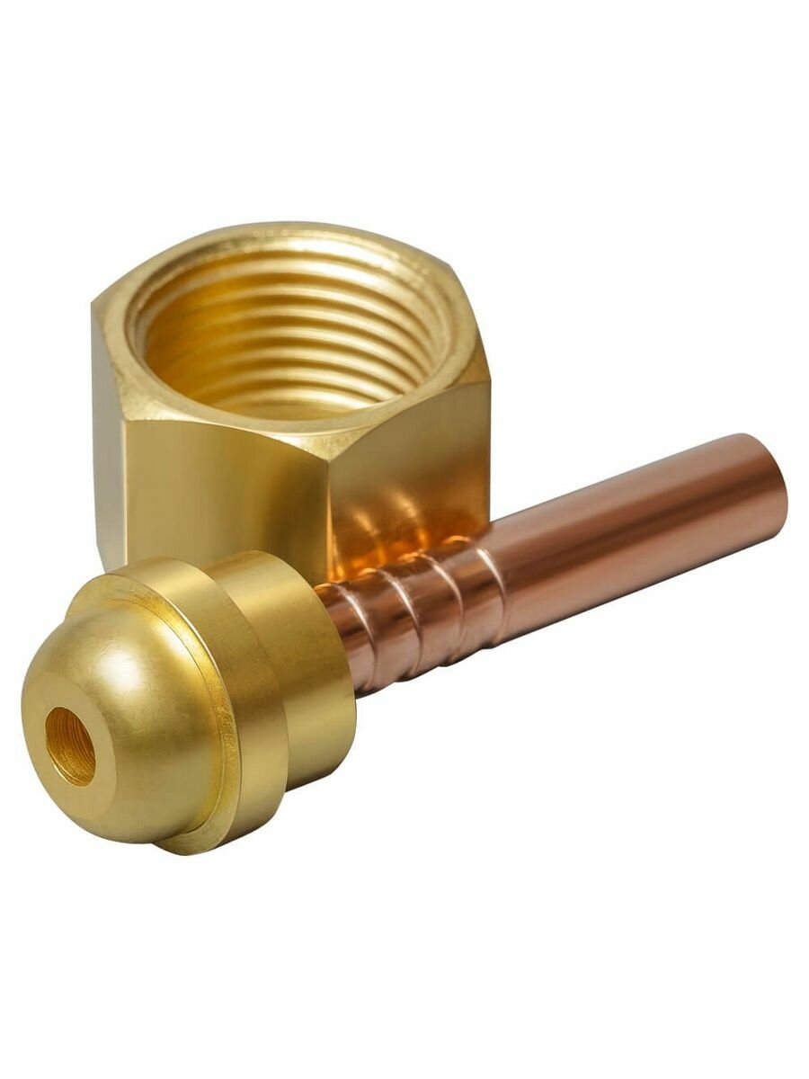 Штуцер с накидной гайкой вн. 3/8 G 6 мм