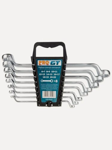 Изображение товара Набор ключей накидн. 6-22мм 8шт PRO STARTUL GT (PRO-83008) (пласт. подвес) (PRO-83008)