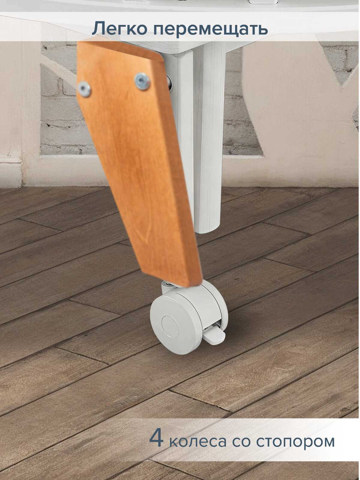 Детские Кроватки Xiaomi Кровать детская Pituso Stella 6 в1 с универсальным маятником Белый-Бук