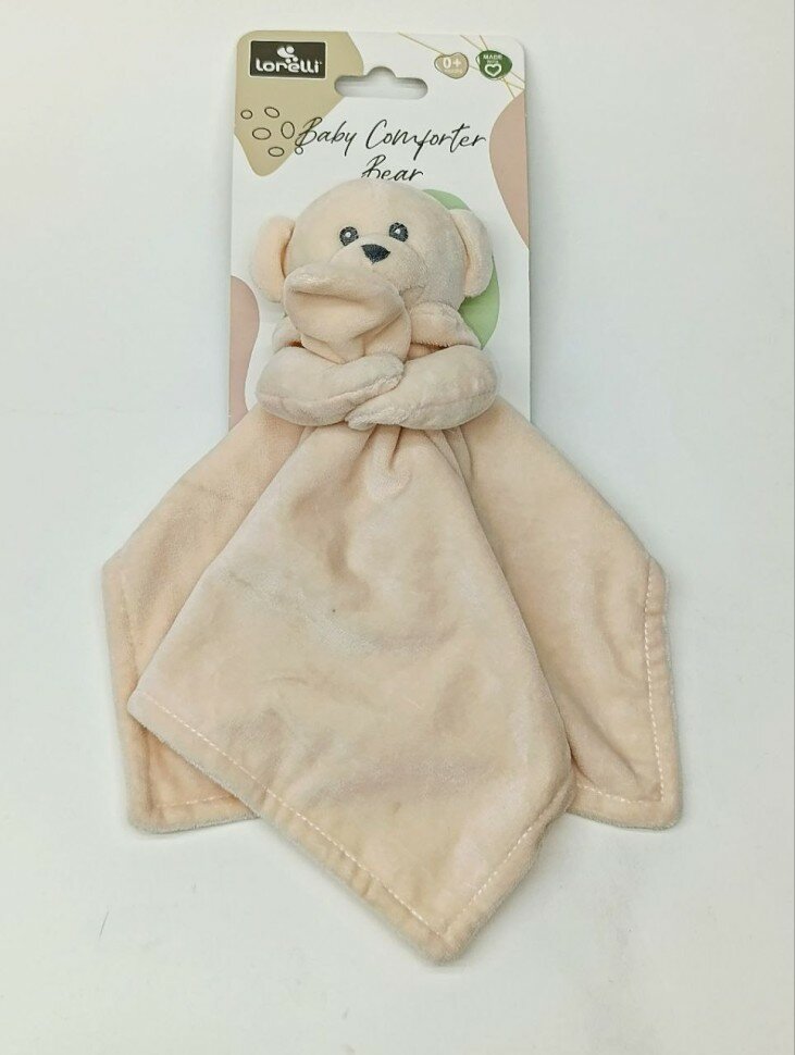 Развивающая игрушка-комфортер Lorelli Мишка Бежевый