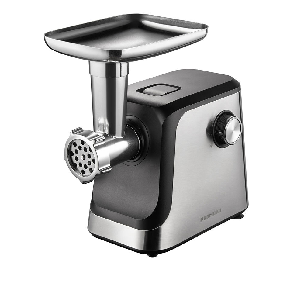 Мясорубка редмонд MG504 корпус и лоток из металла реверс насадки для колбасок овощерезка защита двигателя 1800 Вт