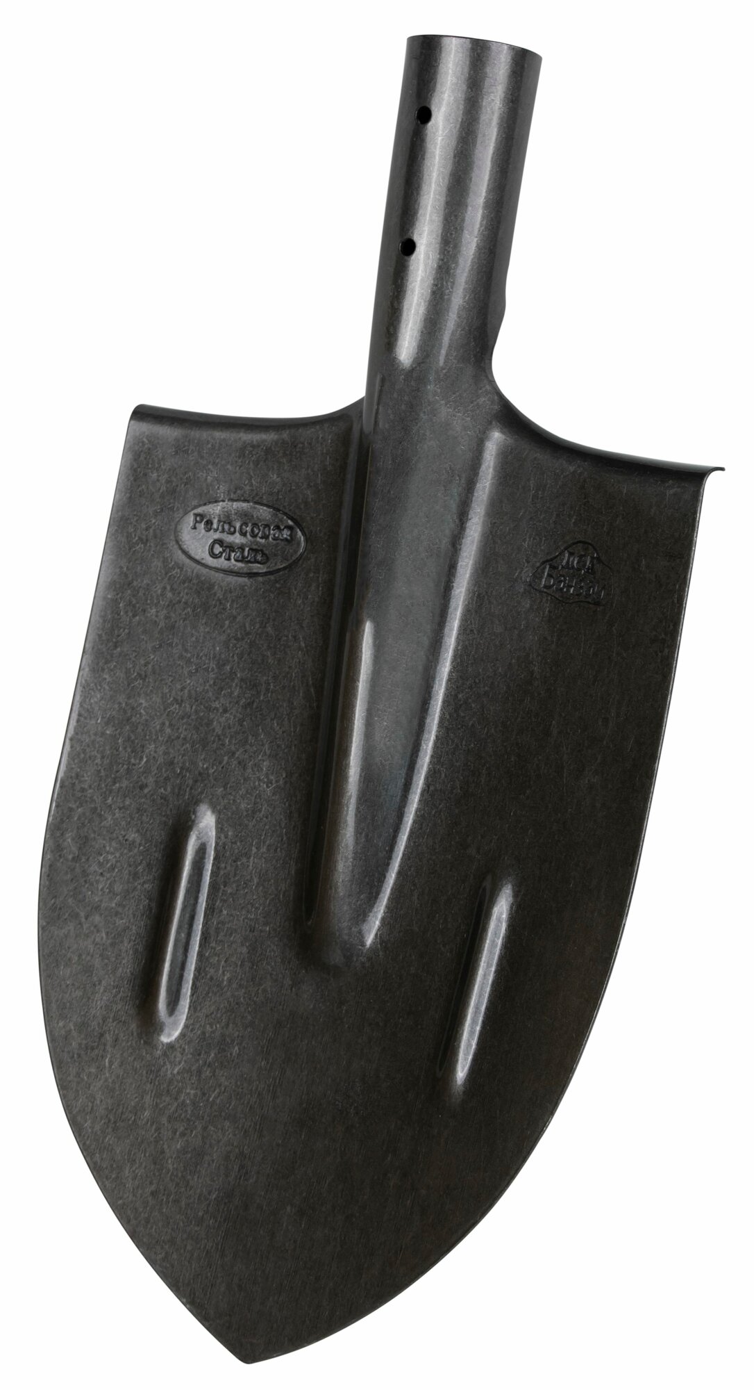 Лопата штыковая S505 с ребрами жесткости  без черенка Дед Банзай