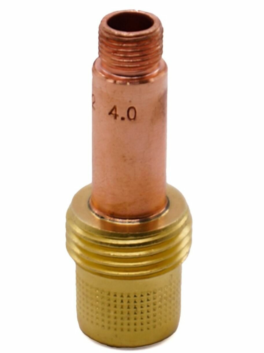 Гнездо зажимной цанги GROIT 4,0 L50,5 (45V63) газовая линза 3 шт, для аргонодуговой сварки (TIG/WIG)