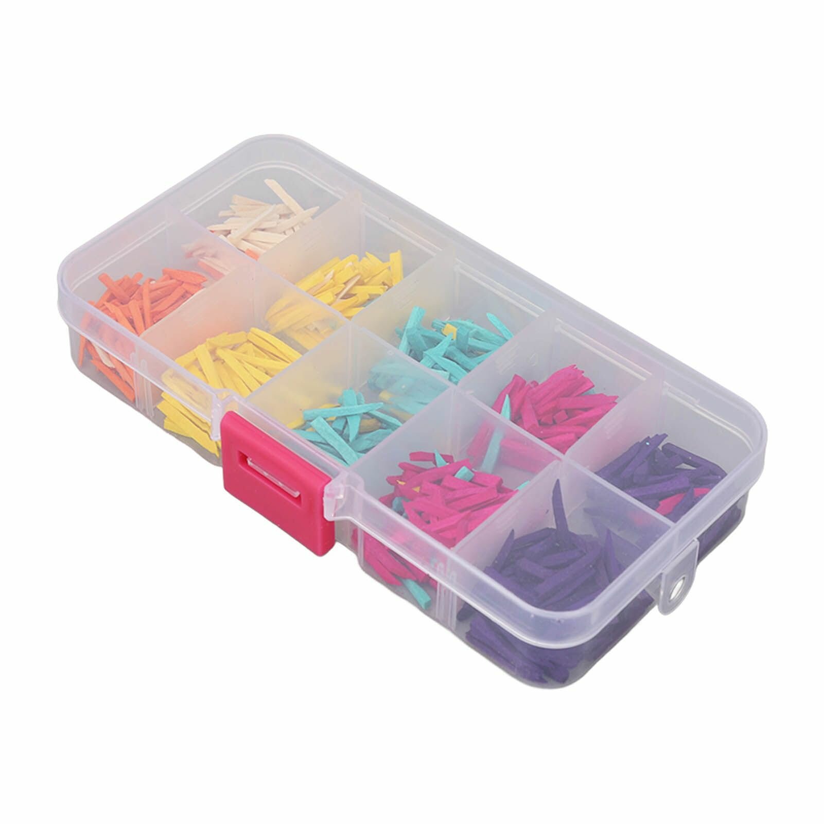 600 штук деревянных дентальных клиньев для межзубной реставрации безопасные и легко используемые 6 цветов 100 штук каждого цвета