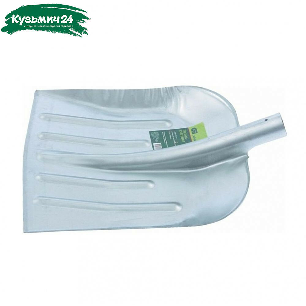 Лопата для снега Сибртех 61536 без черенка оцинкованная 330х365 мм