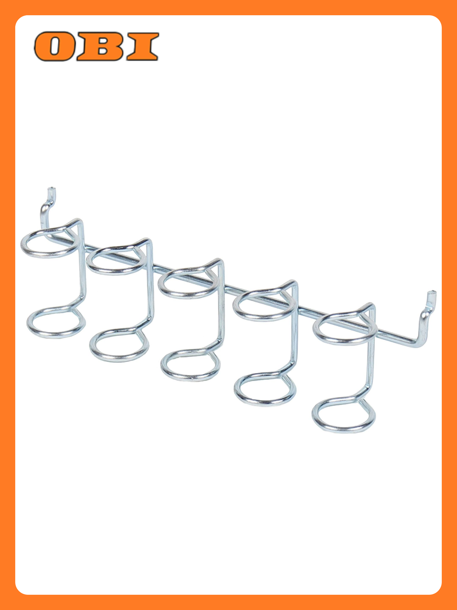 Крючок Larvij для отверток серебристый металл 199x49x43 мм