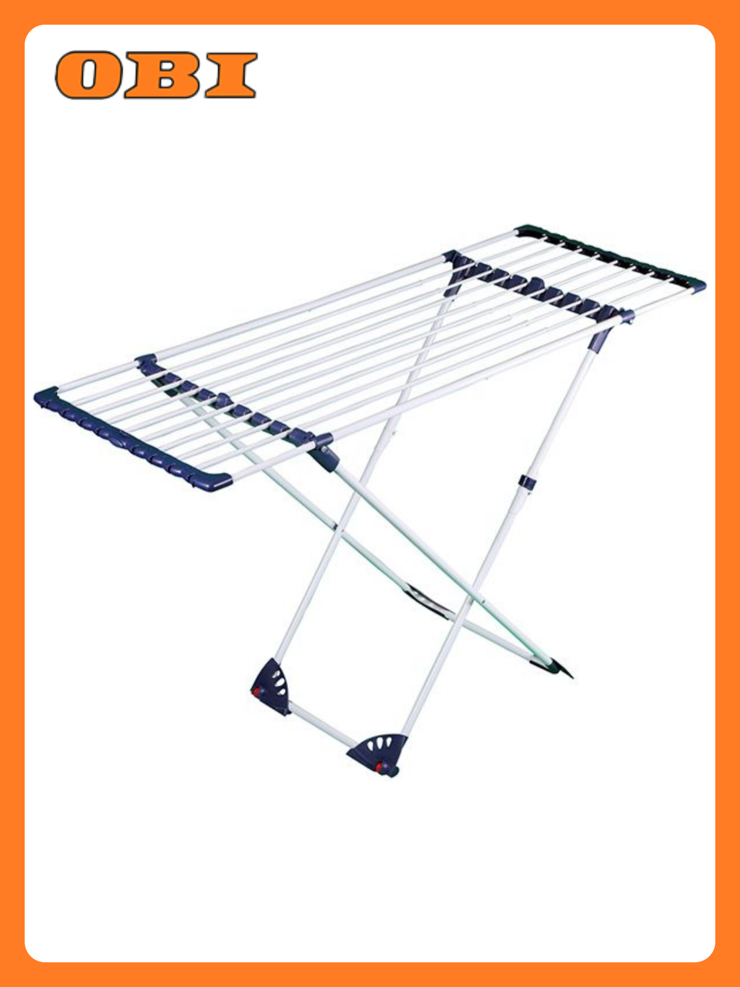 Сушилка для белья стальная JOY Home 130х56 см, белый