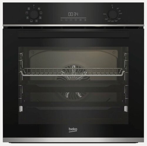 Изображение товара Встраиваемый духовой шкаф Beko BBIR13300XC, черный, 72л, 8 режимов