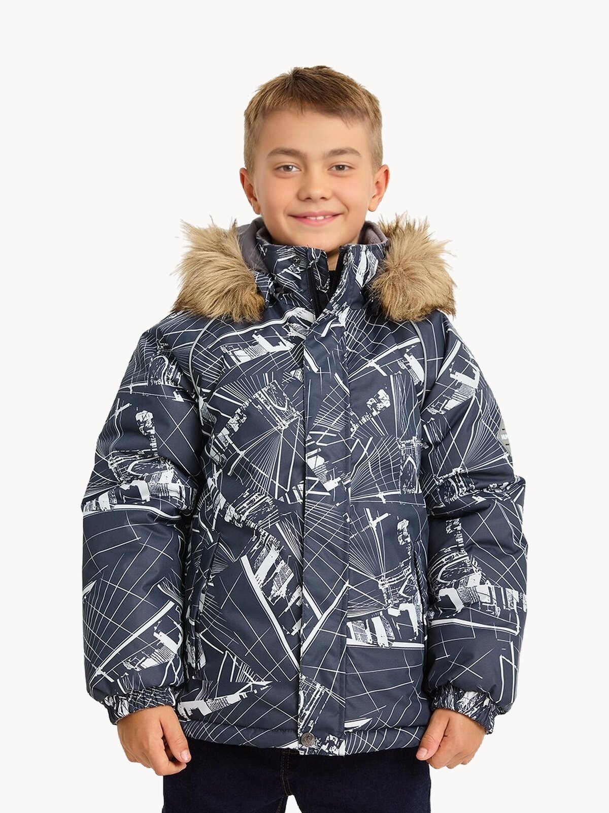 Куртка Huppa Marinel, размер 110, темно-серый