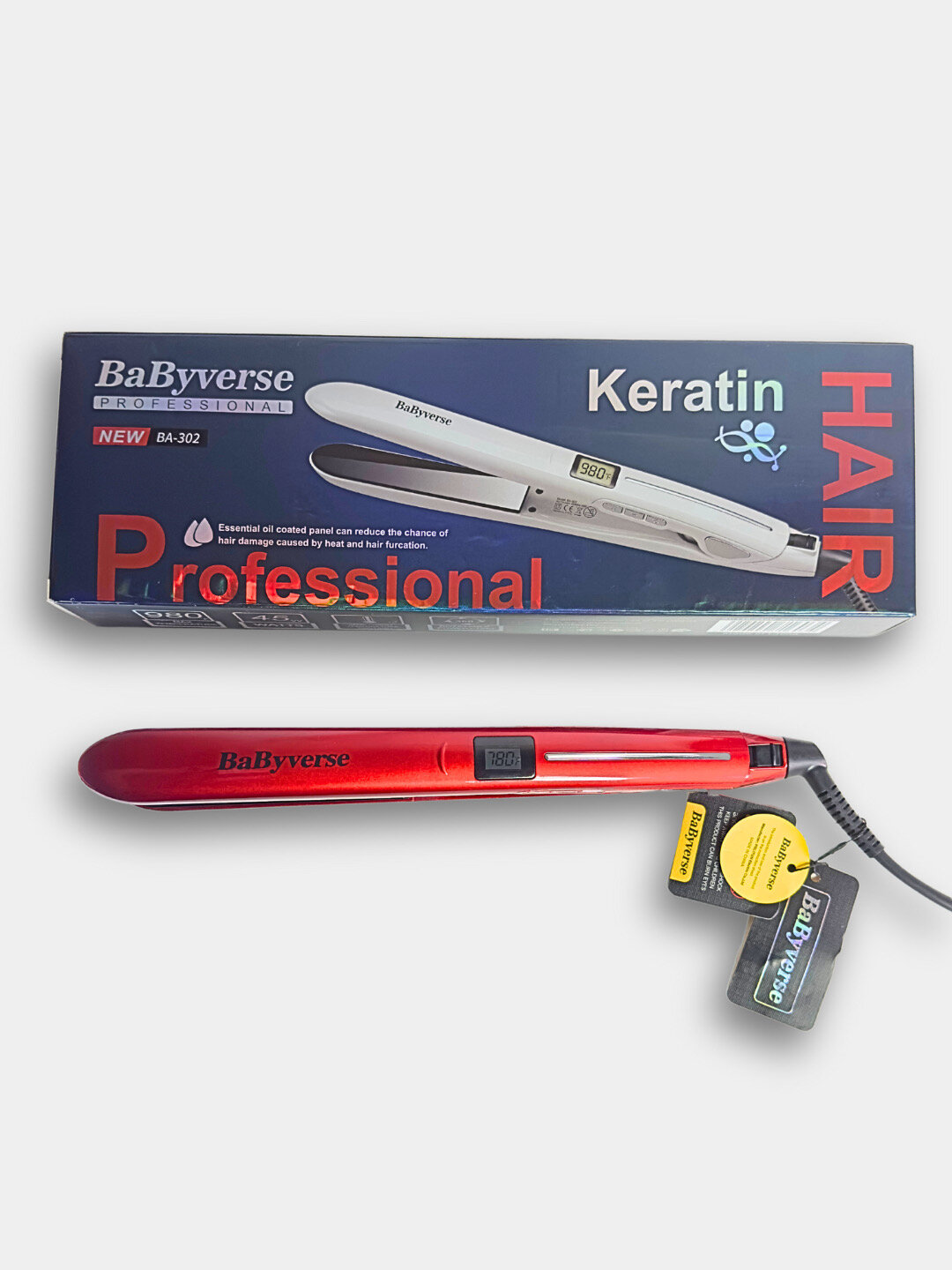 Выпрямитель волос Babiverse 10 Series BA-302, с кератином, мультистайлер