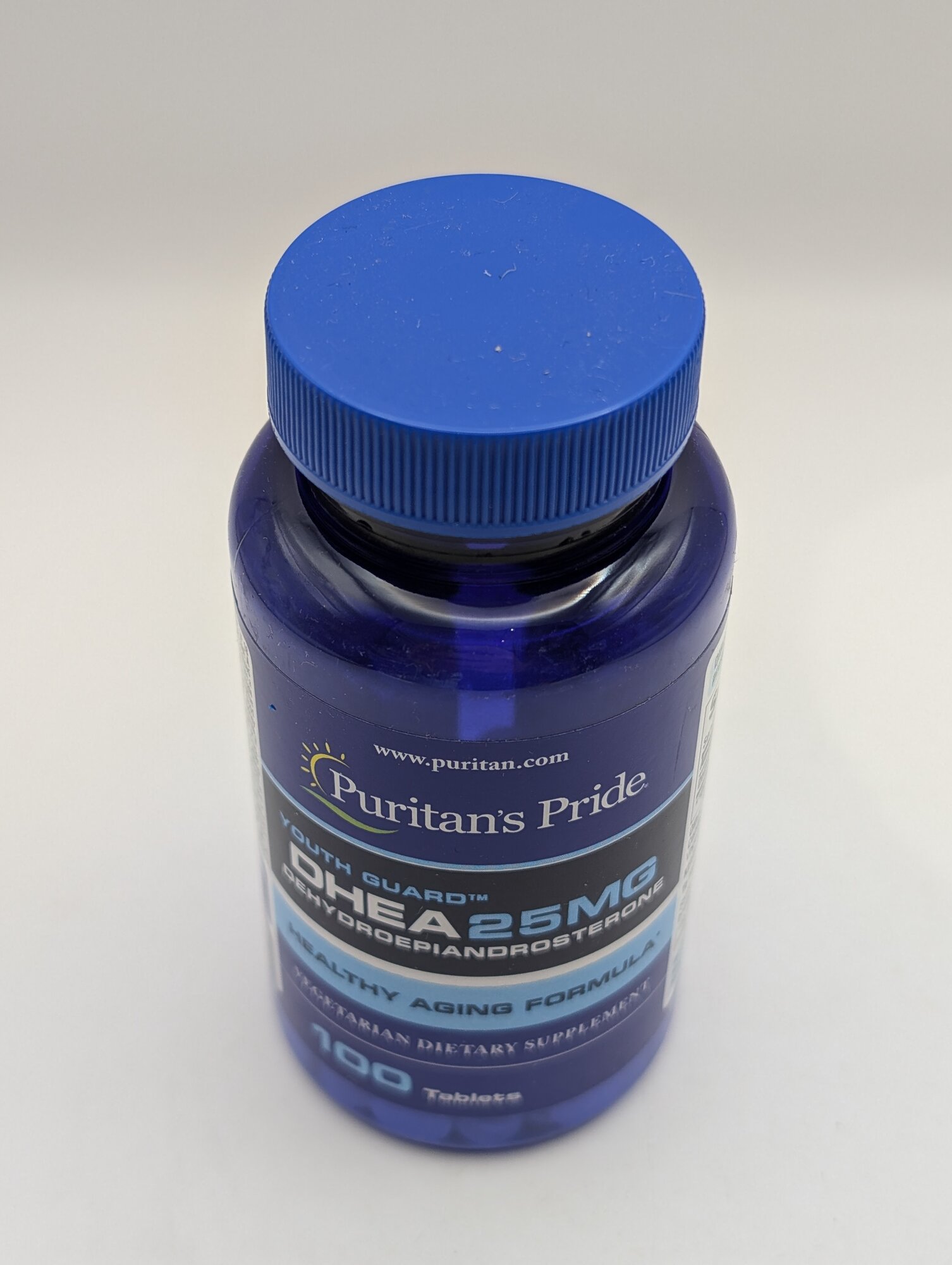 Puritans Pride DHEA 25mg, дгэа для баланса гормонов 100 Таблеток — фото 1