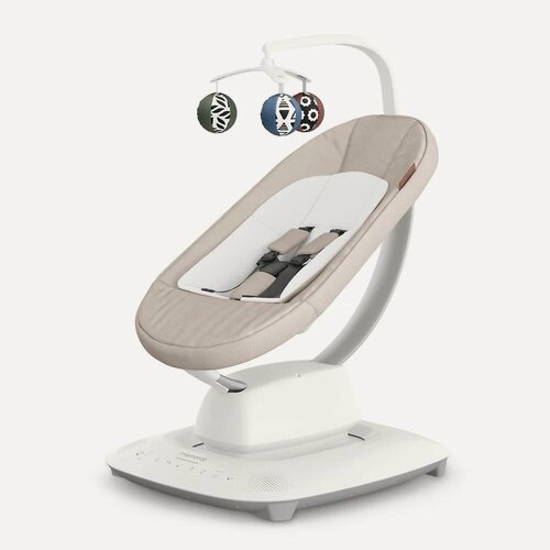 Изображение товара Электронное кресло-качалка UPPAbaby (4moms) Mamaroo, цвет Charlie / Sand Melange (Бежевый)