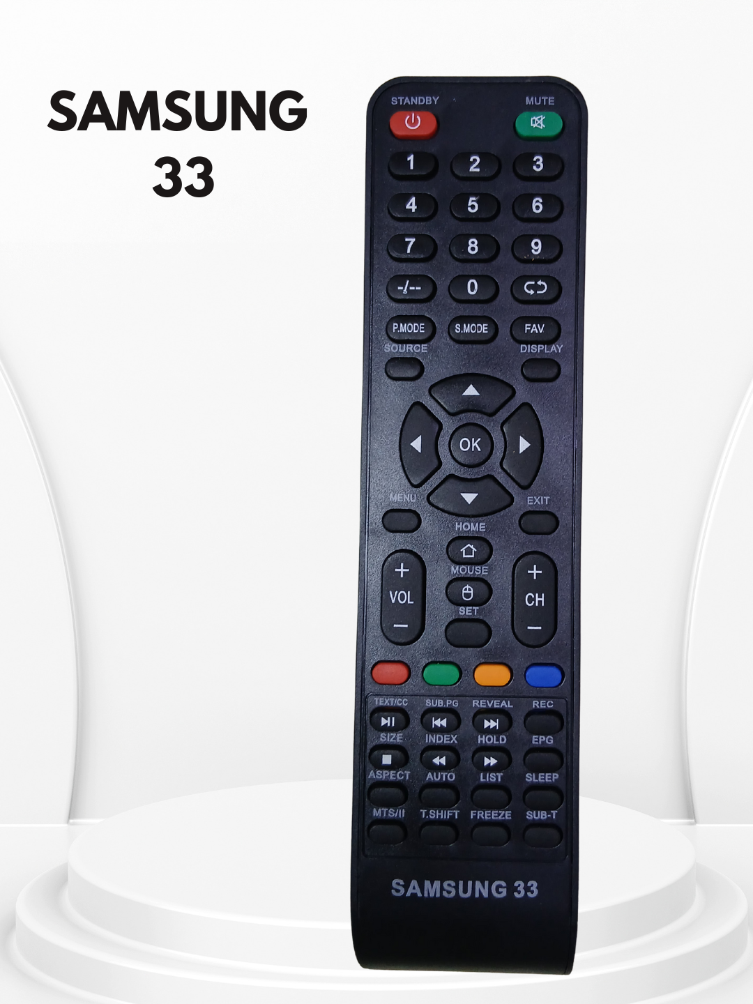 Пульт дистанционного управления Samsung "33", для телевизоров, с ИК-сигналом