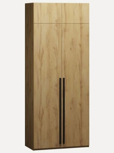 Изображение товара Шкаф распашной Лорена Пакс-2 с антресолью Дуб Золотистый для одежды двухдверный 80*310*40