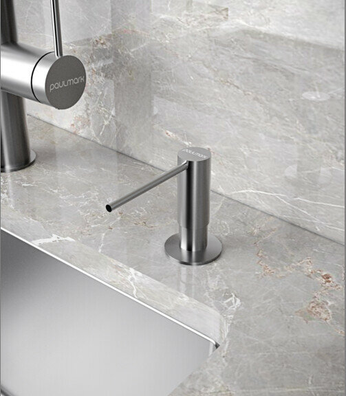 Дозатор для моющего ср-ва Paulmark DECUS D004-AN антрацит — фото 1