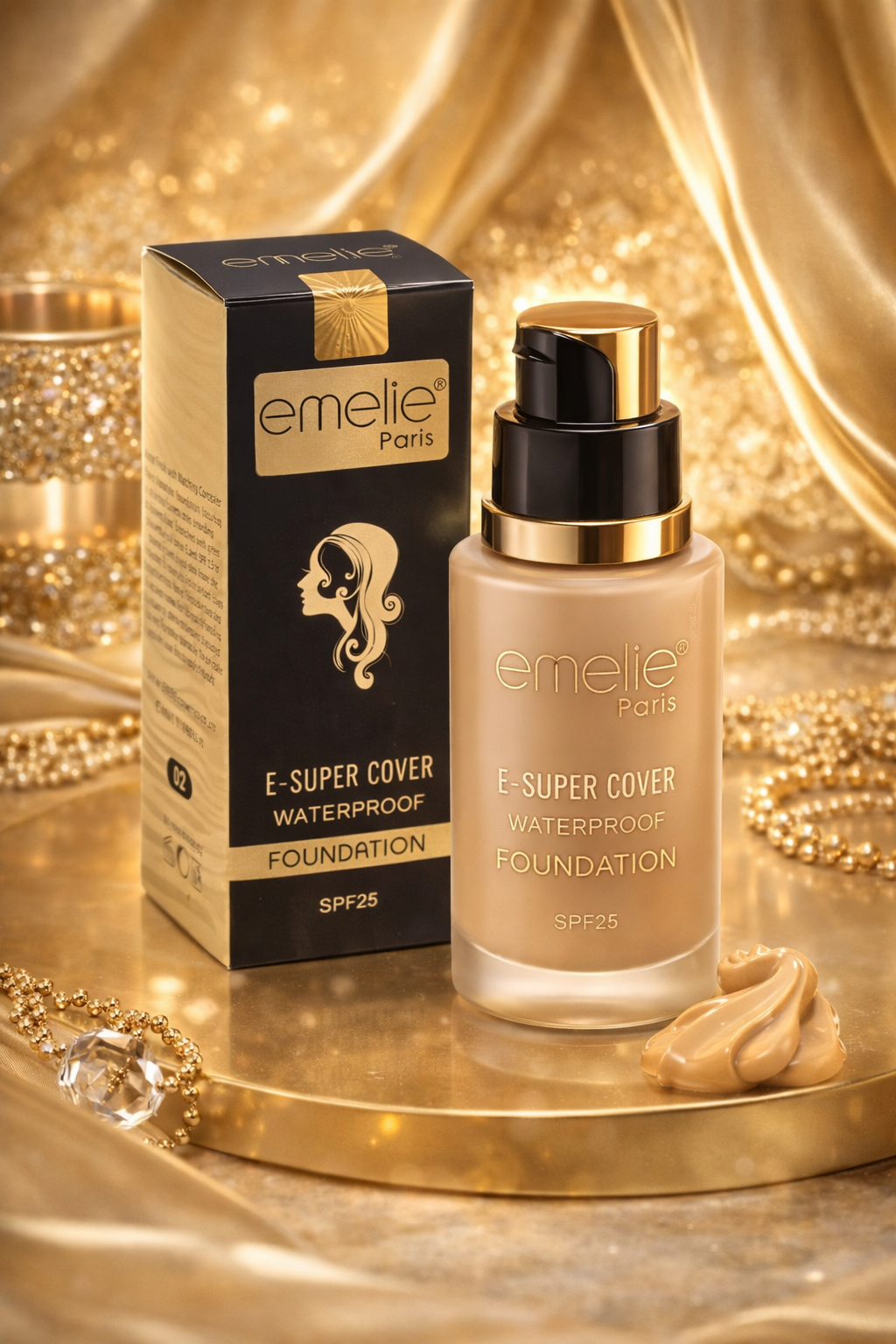 Тональный крем Emelie, SPF 25, увлажняющий, матирующий, 45 мл