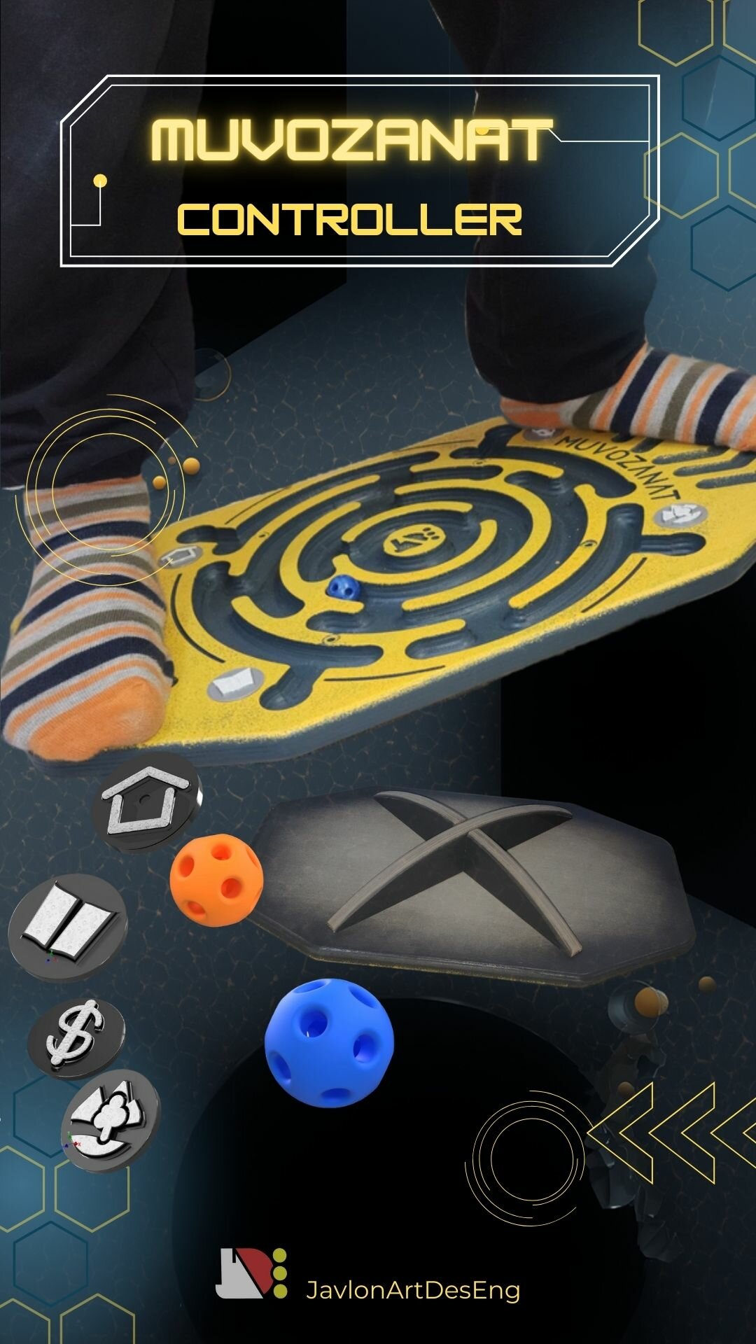 Балансборд с лабиринтом, где каждый ход как жизненный выбор. Развивает баланс, концентрацию и мышление в любом возрасте.