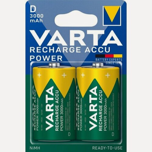 Изображение товара Аккумулятор Varta LR20 D 3000 mAh R2U (уп 2 шт)