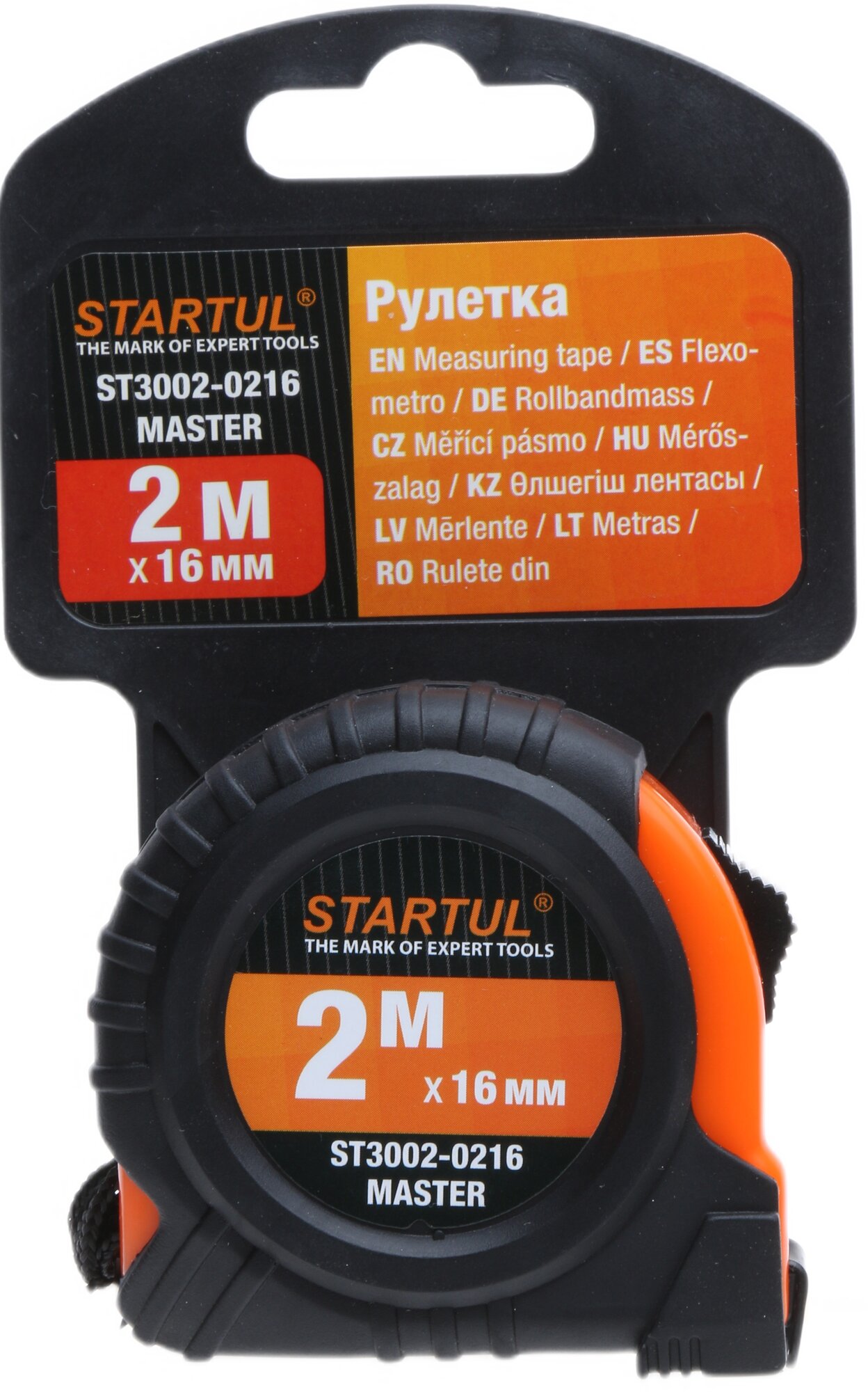 Рулетка измерительная STARTUL Master ST3002-0216, длина 2 м, ширина 16 мм — фото 1