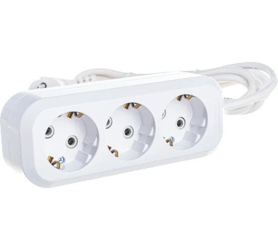 Удлинитель 3 гнезда х 3 метра с заземлением ПВС 3*1 "UNIVersal" 9631977