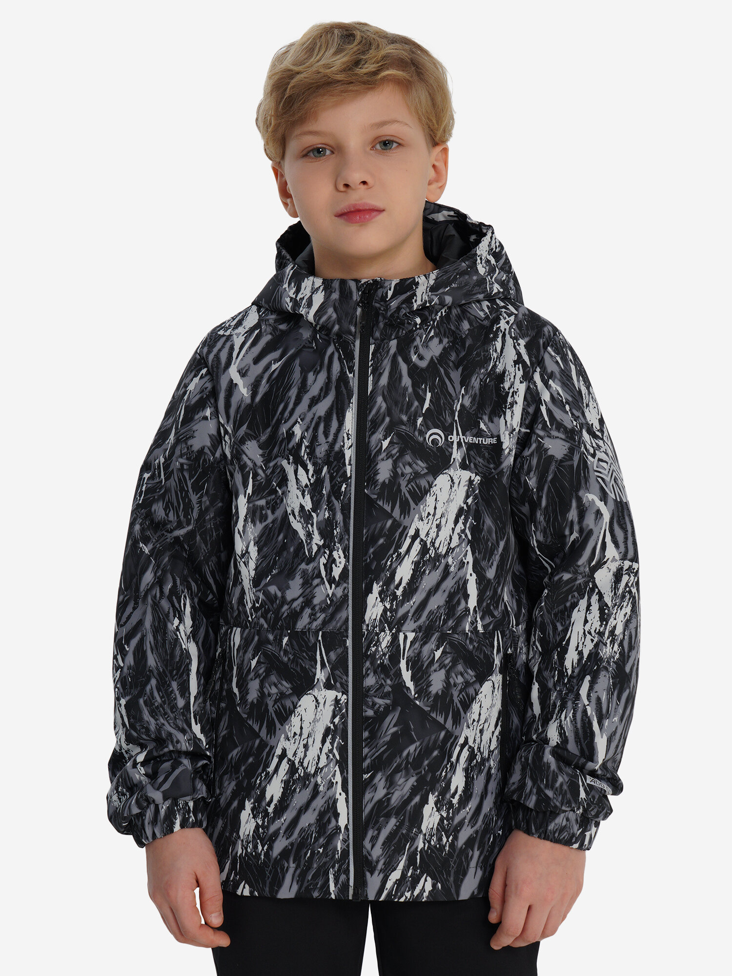 Куртка OUTVENTURE, размер 140-146, черный — фото 1