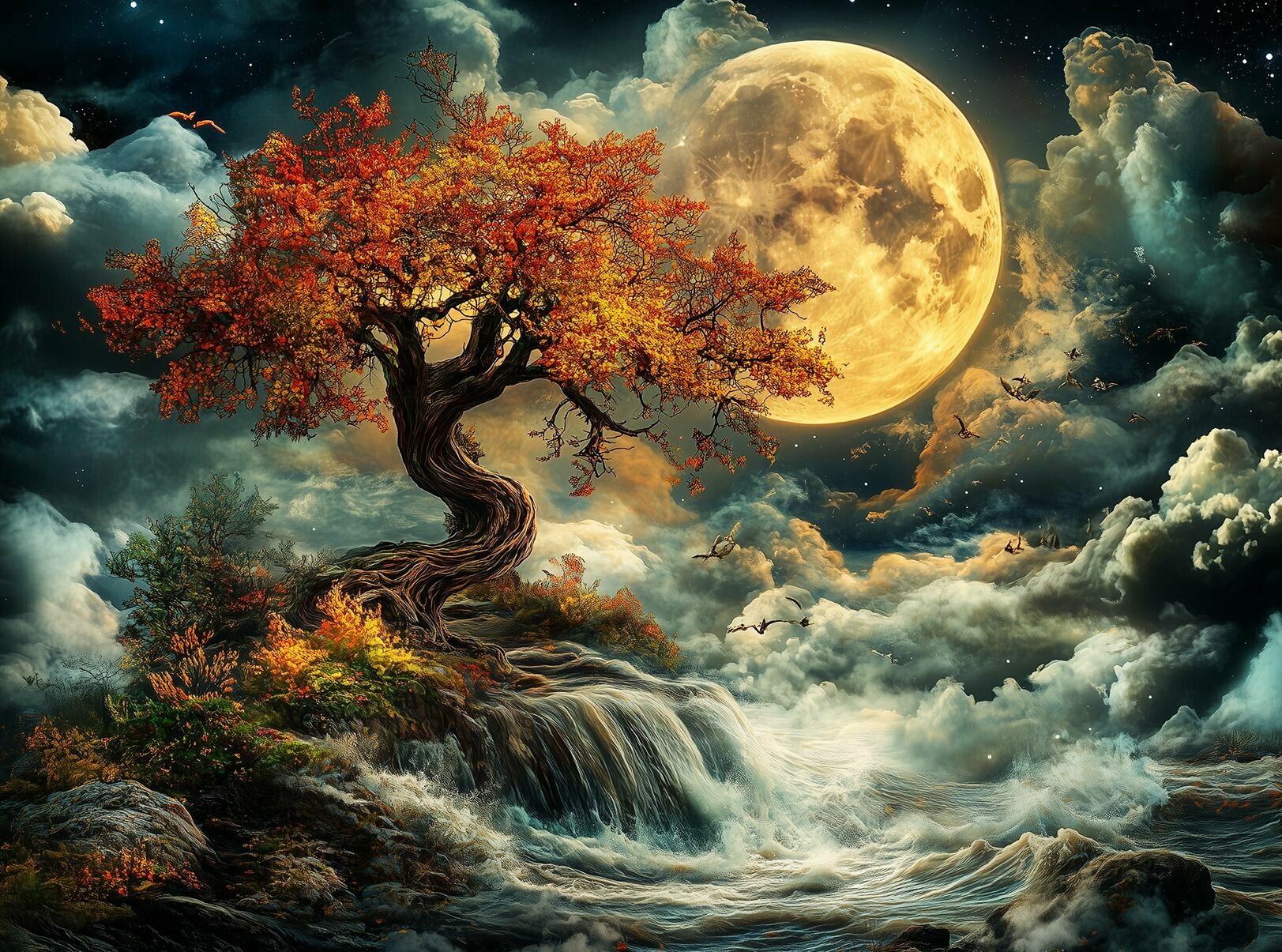 Пазл Алма мини 150 деталей. Под луной — фото 1