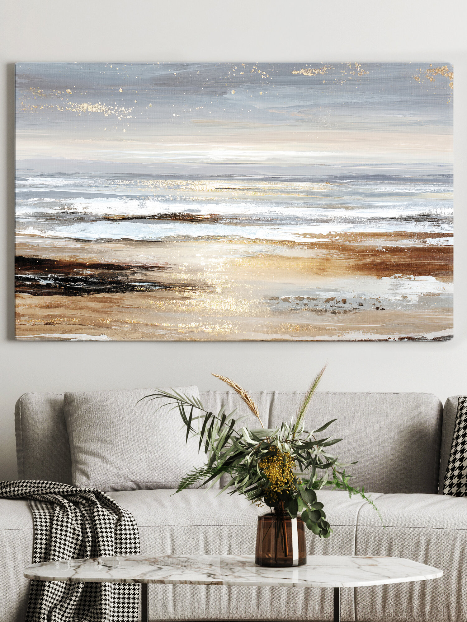 Картина интерьерная Postermarket "Морской пейзаж" на холсте, 70x110 см