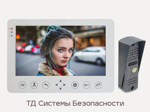 Изображение товара Проводной видеодомофон EP-4-815 (F9484EU) (8 -дюймовый цветной монитор с записью по датчику движения, открытие электрозамка)