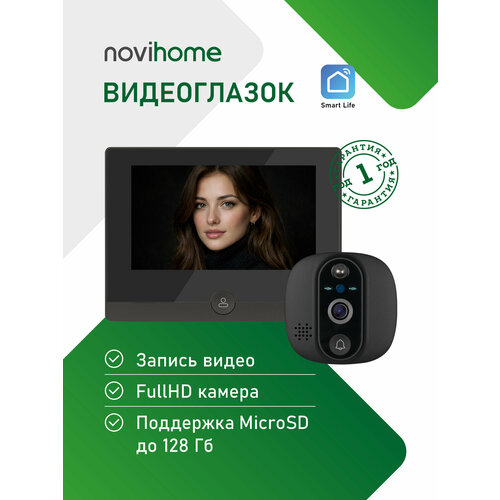 Видеоглазок для входной двери Novihome FOCUS 4 KIT 16790₽