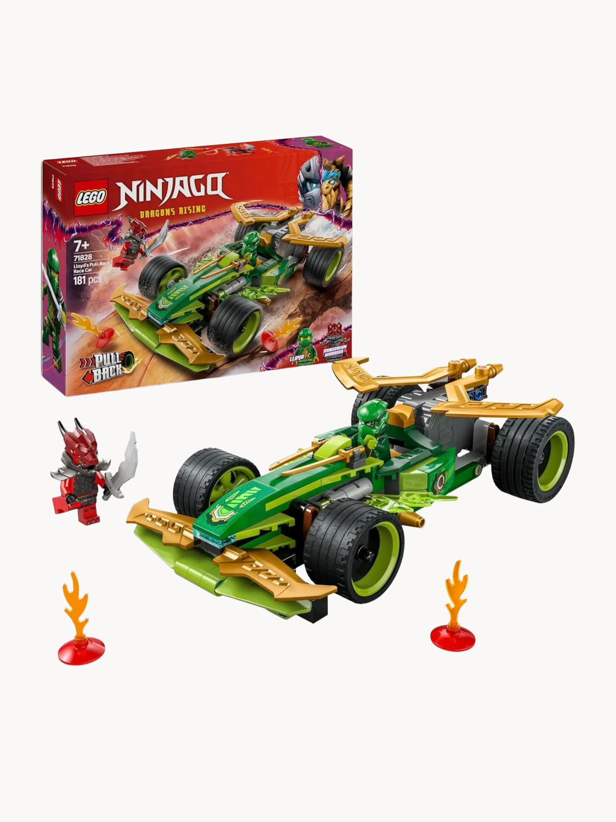 Конструктор Ninjago 71828 Гоночный автомобиль Ллойда, 181 дет.