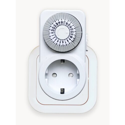 Таймер розетка механический ТРМ-01 (суточный цикл, 30 минут)