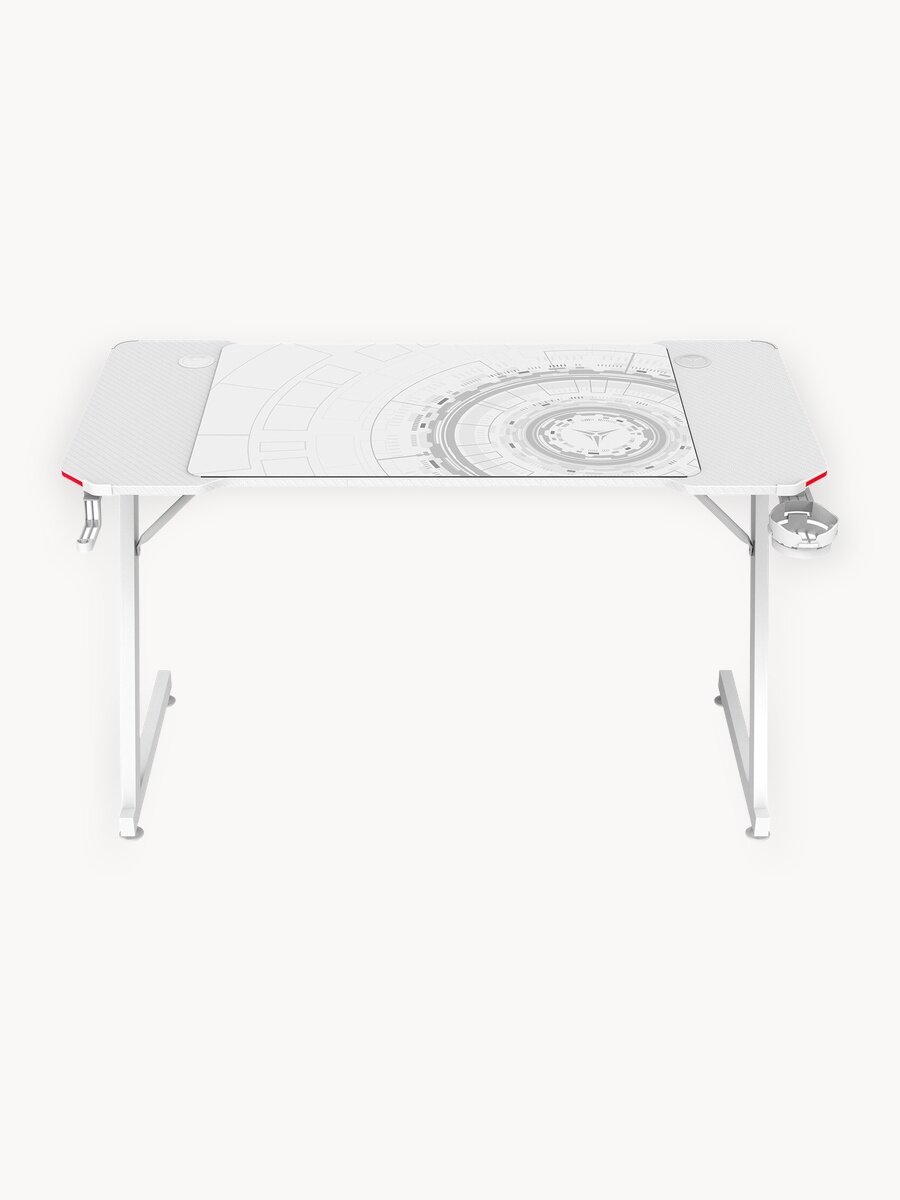 Игровой стол ZONE 51 TRINE 120 RGB, White, белый, RGB-подсветка