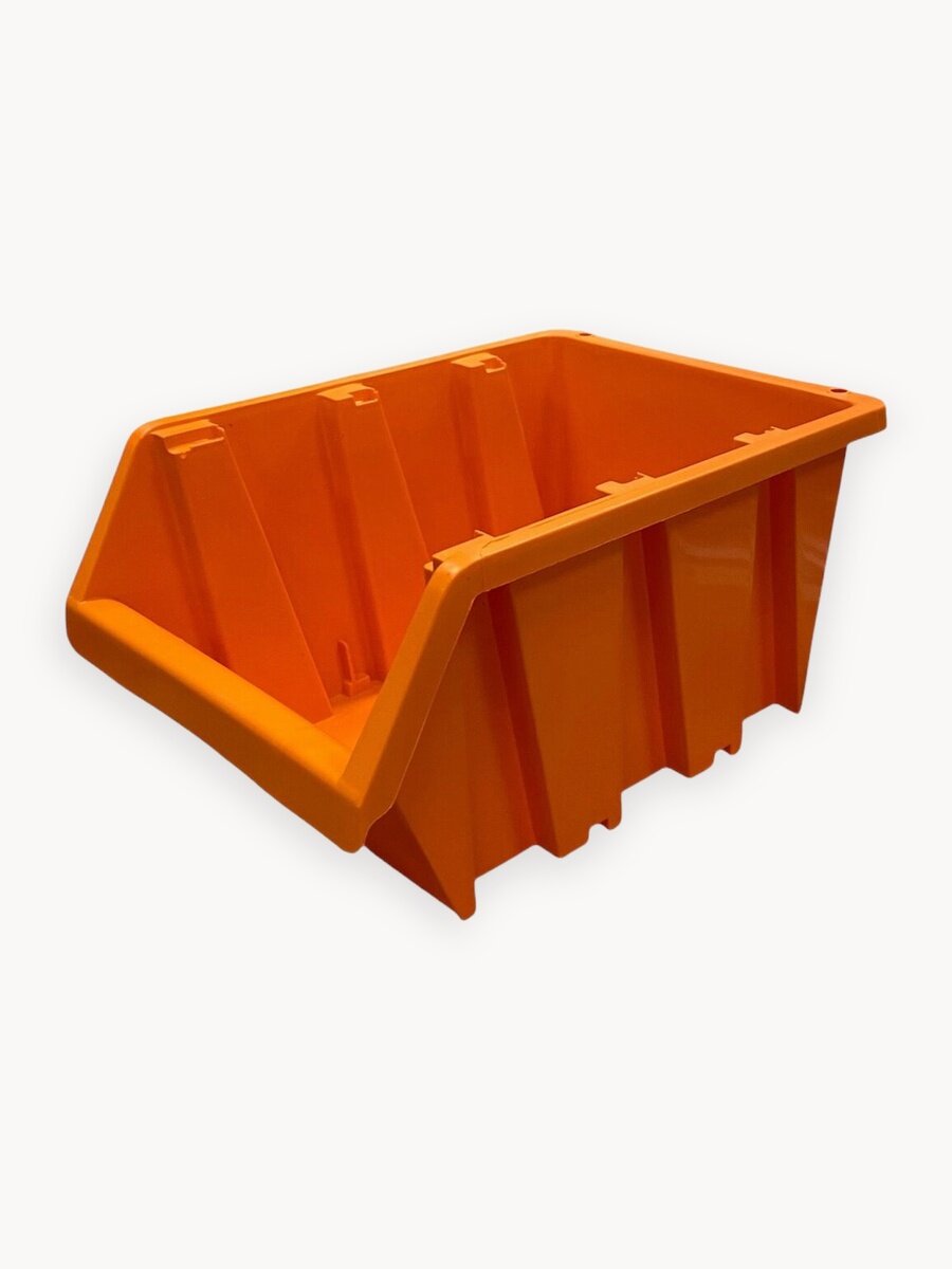 Лоток для метизов №4 225х155х120 мм 15 шт оранжевый
