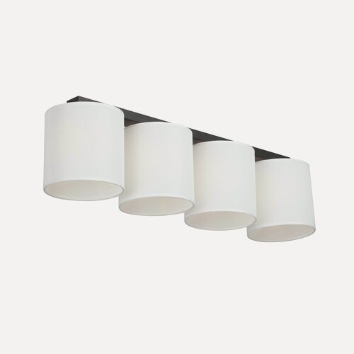 Изображение товара Люстра потолочная Vitaluce V2882-1/4PL, 4 лампы, E27 макс. 40Вт, 12 м2, цвет чёрный матовый.