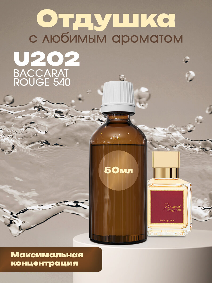 Отдушка для духов, мыла, свечей Baccarat Rouge 540, 50мл