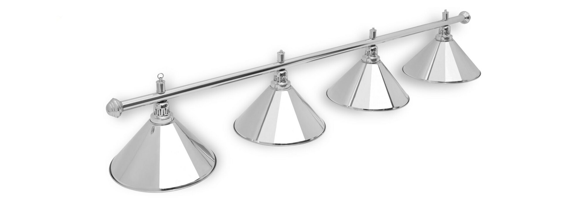 FORTUNA BILLIARD EQUIPMENT Светильник Fortuna Prestige Silver 4 плафона