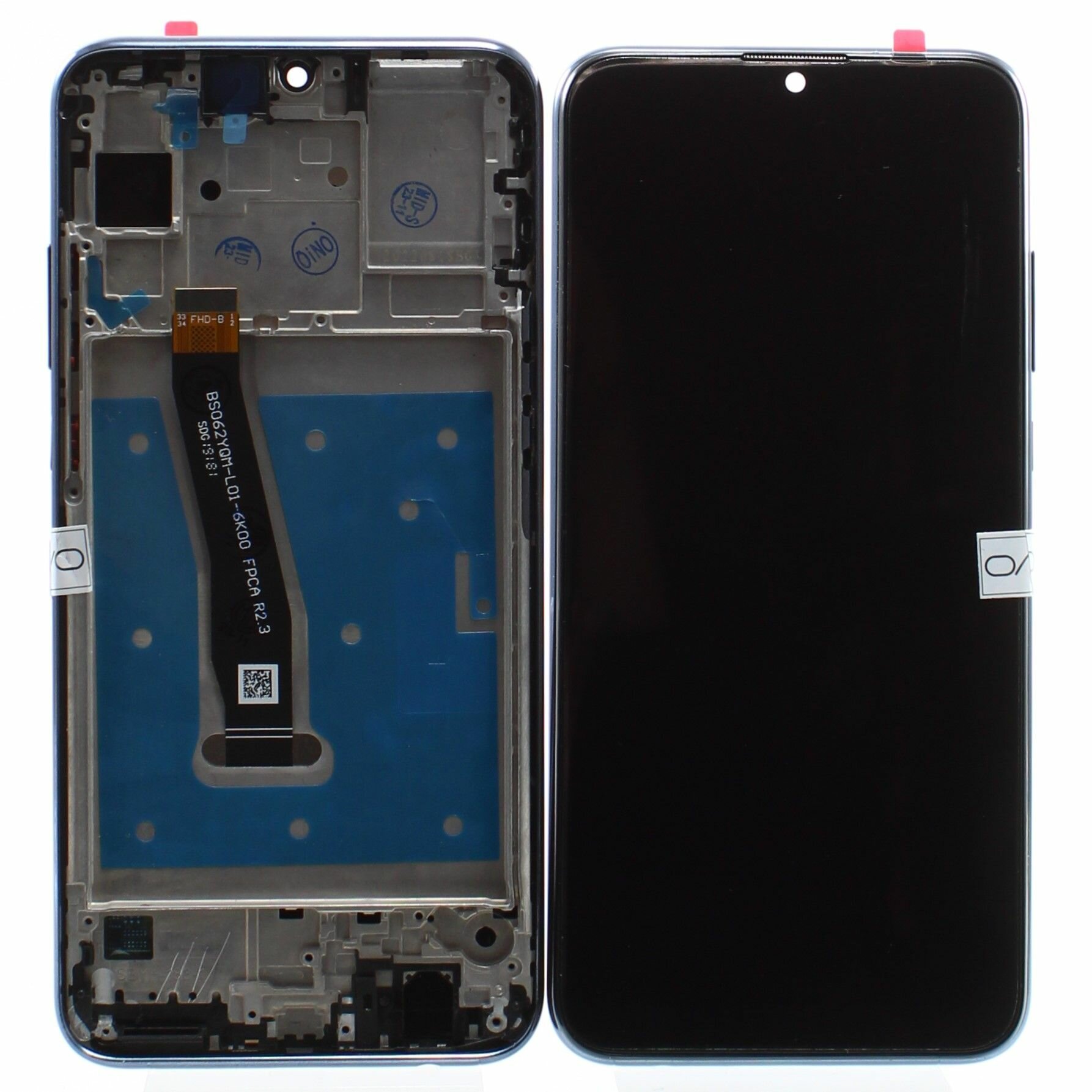 Дисплей для Huawei Honor 10 Lite, 10i, 20i, 20e (HRY-LX1T) в рамке (COG) Middlle Size A+