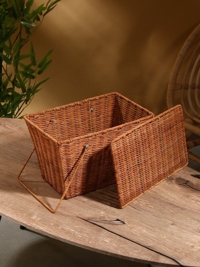 Изображение Корзина для пикника, 33×20×22 см, ротанг