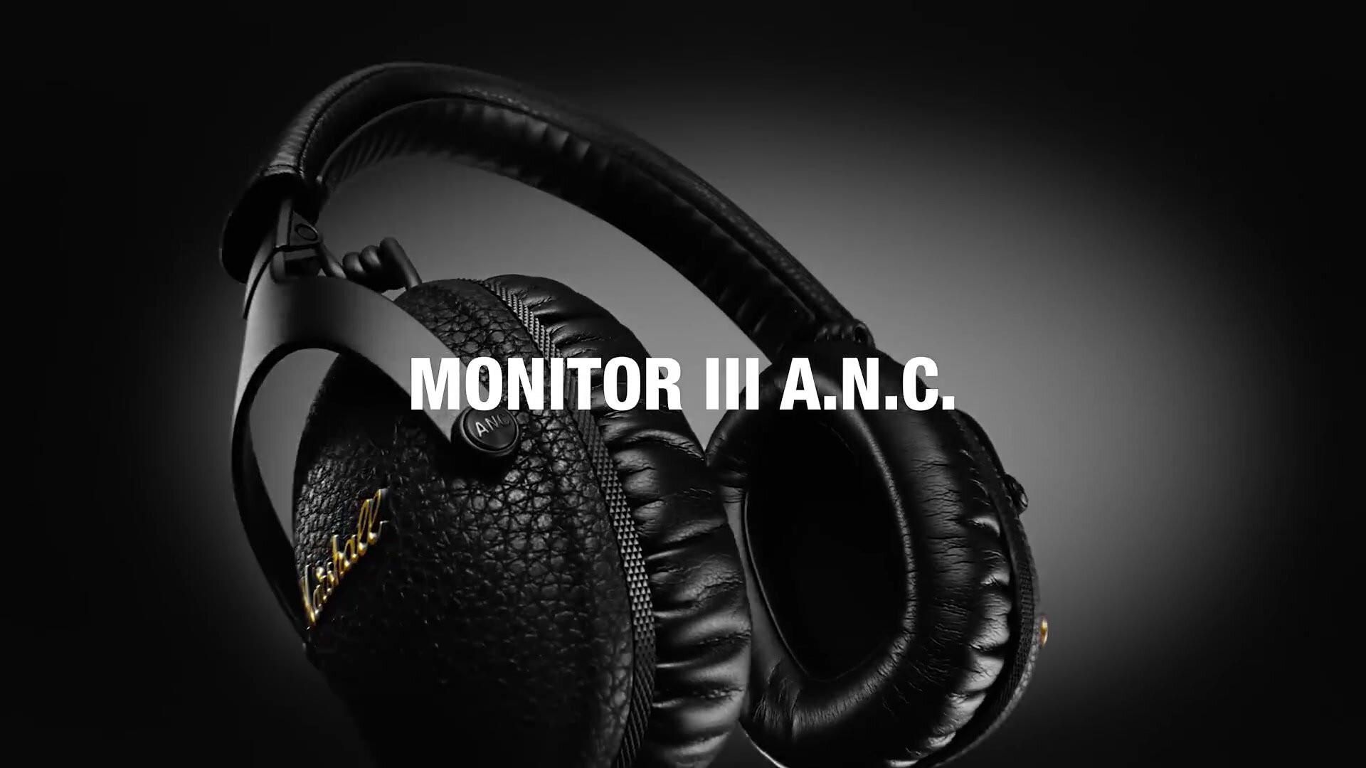 Беспроводные наушники Marshall Monitor 3, A.N.C, цвет черный — фото 1