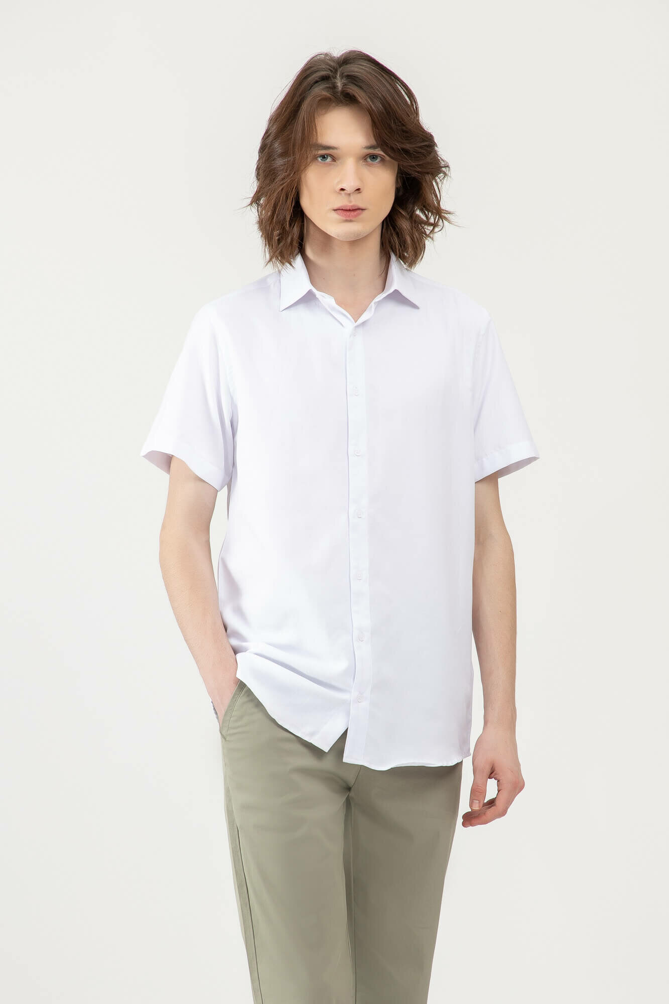 Рубашка TERRA PRO, размер S, white