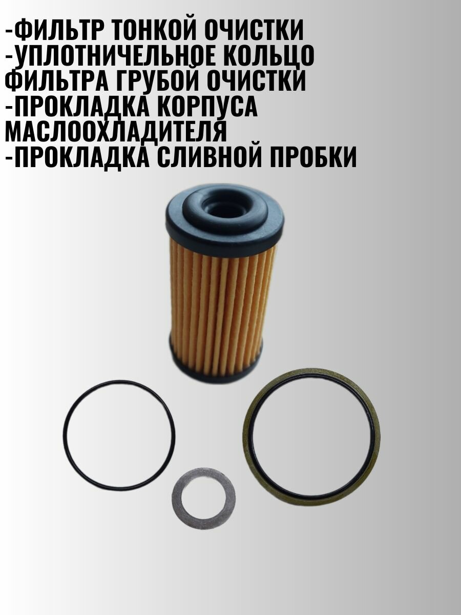 Комплект фильтров на вариатор Chery Tiggo 4, Omoda C5, Exeed LX, Kaiyi E5, 025cha1506400 — фото 1