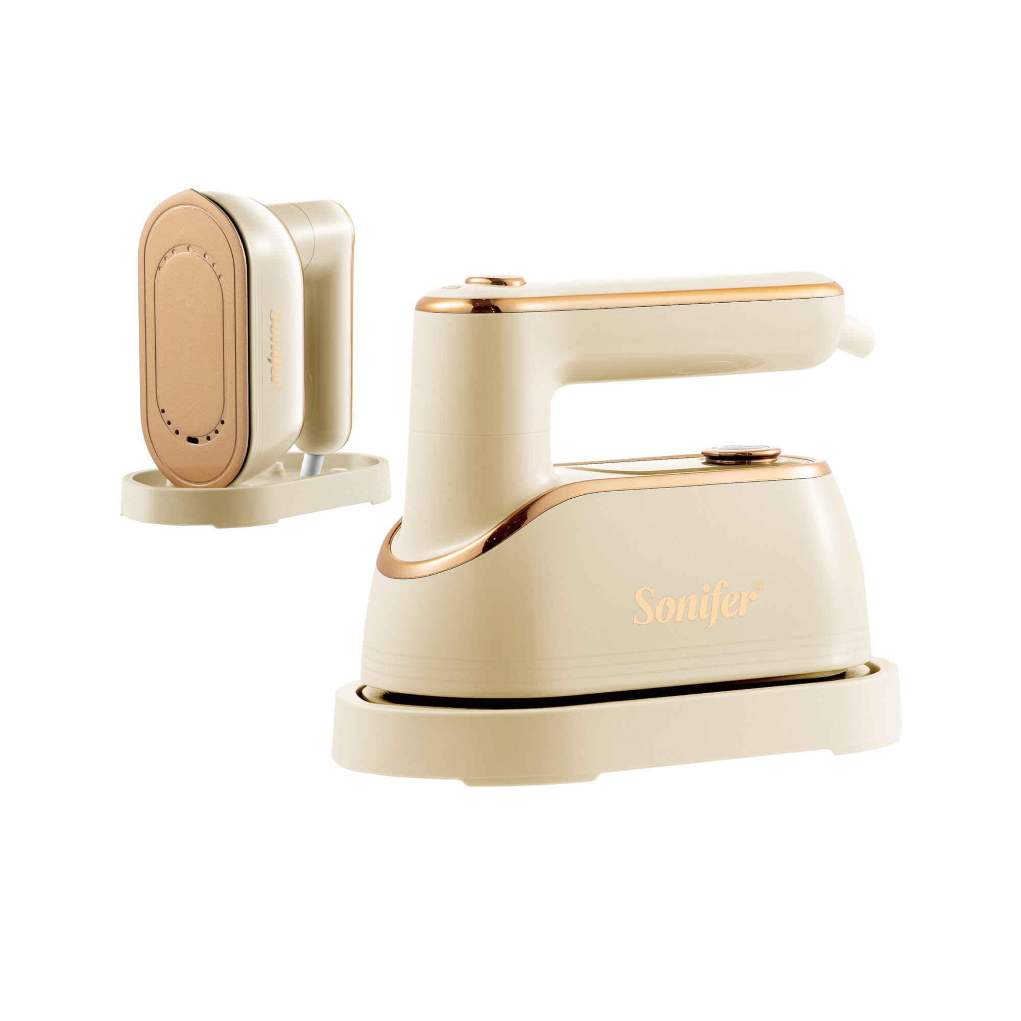 Утюг Sonifer SF-9122, дорожный, паровой, мини, керамическая подошва, 1300w — фото 1