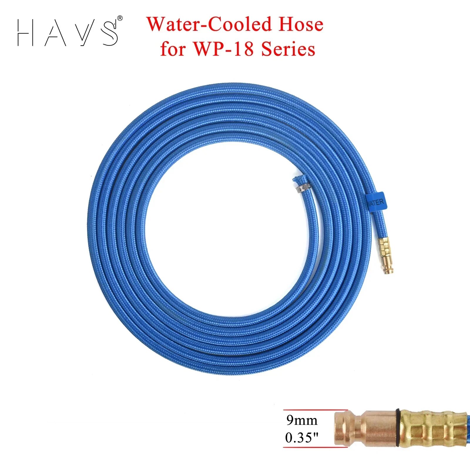 Шланг с водяным охлаждением HA VS для горелки TIG WP18  Gas Water Adapter  7 6m 25ft 