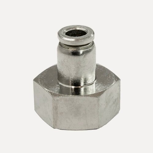 Изображение товара Пневмофитинг цанговый прямой Cn-I-1/2F-6 для полиуретановых и рильсановых трубок, Арт. 5208