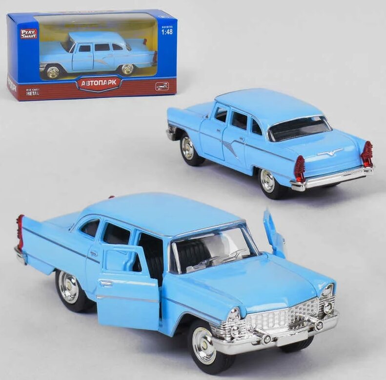 Игрушка машинка металлическая Чайка 1:48 коллекционная — фото 1