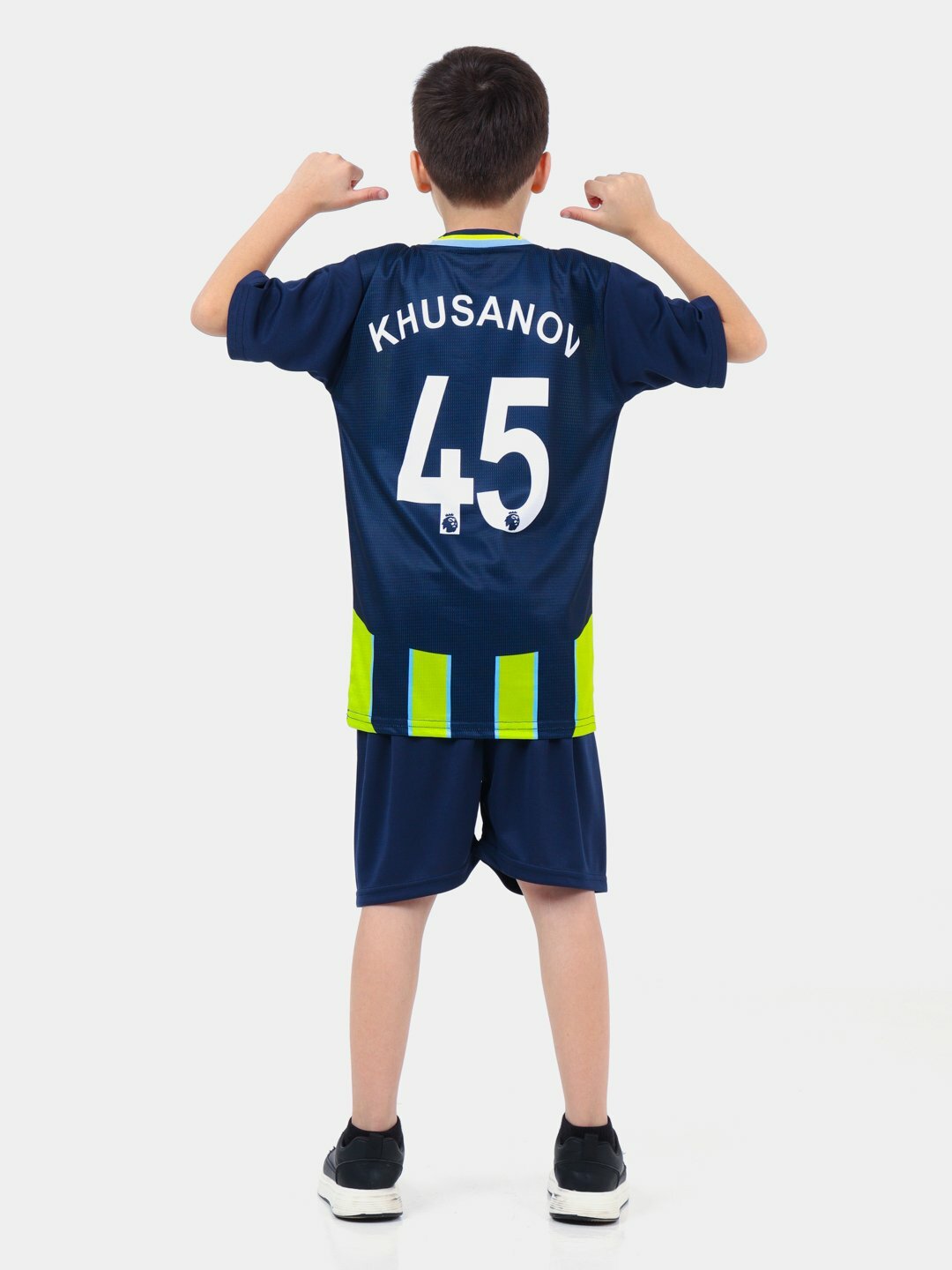 Форма спортивная  Manchester City, размер 13 лет, желтый/синий — фото 1