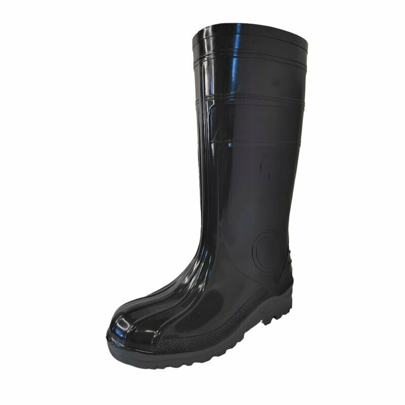 Сапоги рабочие мужские 157 ПВХ черные с металлическим подноском размер 41, 1596692